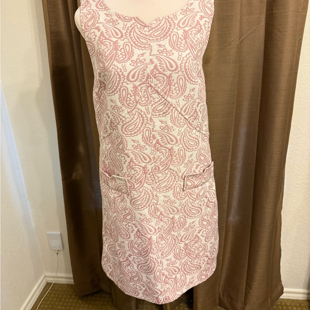 Victoria Beckham for Target Light Pink Paisley Mini Dress